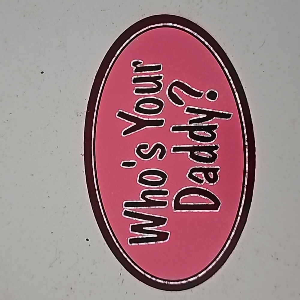 10/$25 vintage 90s y2k who's your daddy sticker